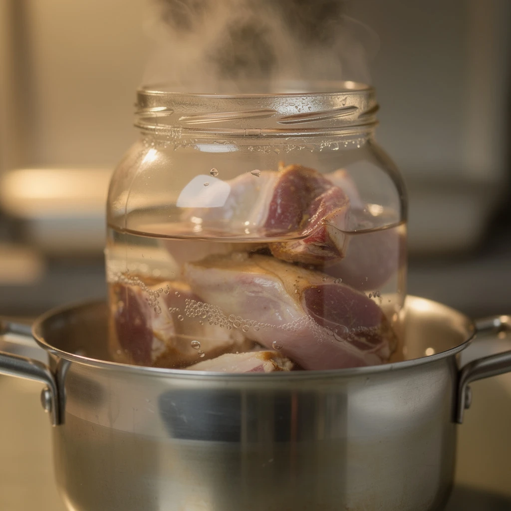 Cuisson au bain-marie