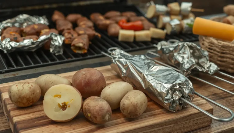 Pommes de terre au barbecue : 3 recettes faciles (rôties, papillotes, brochettes)