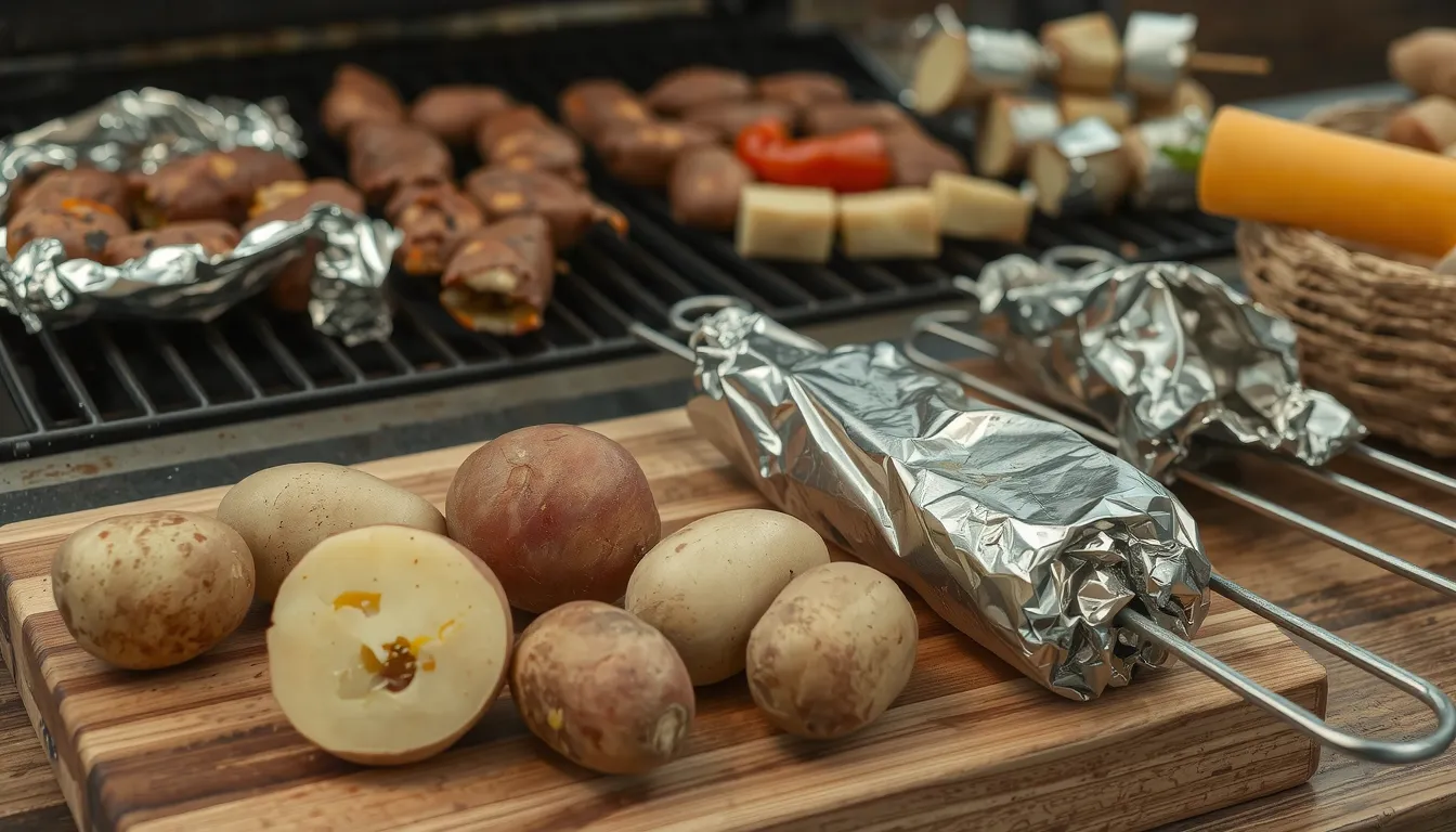 comment faire des pomme de terre au barbecue
