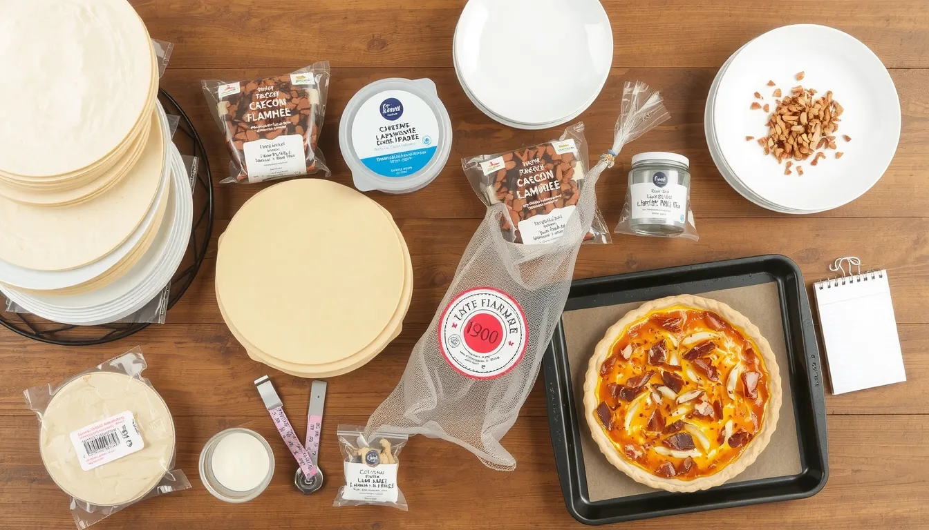 kit tarte flambee 30 personnes contenu prix quantites et