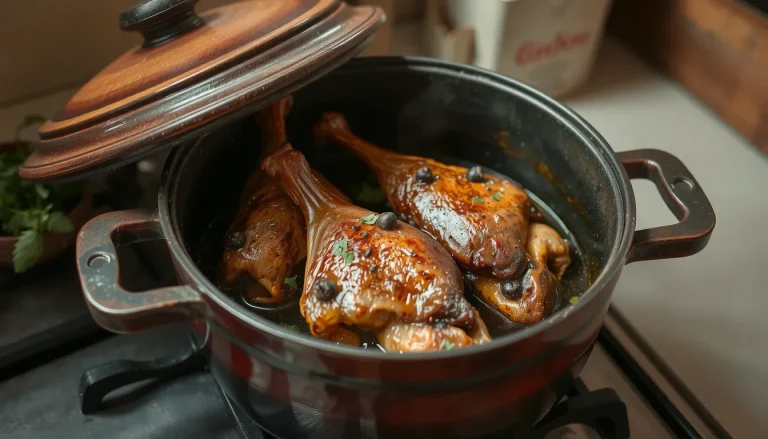 Cuisse de canard en cocotte minute Seb : recette rapide et tendreté parfaite