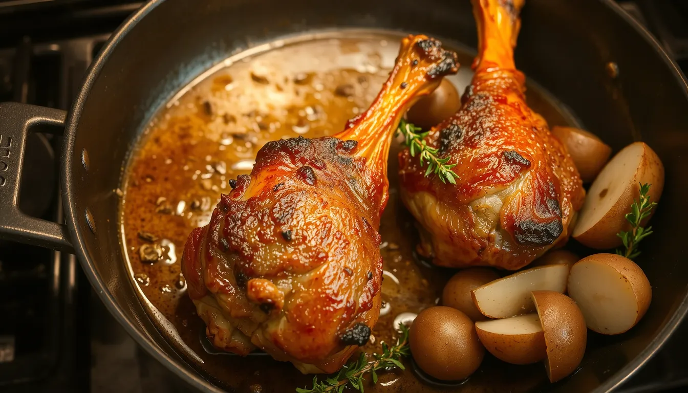 cuisson cuisses de canard confit
