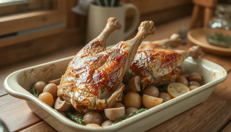 Cuisses de canette au four : recette tendre et moelleuse pas à pas