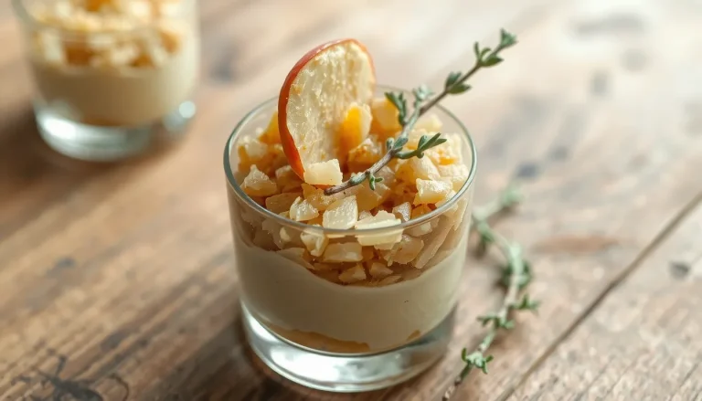 Verrine foie gras pommes : la recette facile en 30 minutes