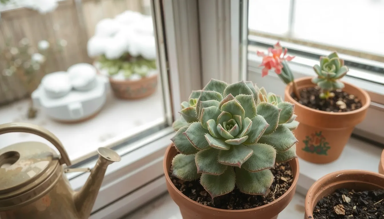 aeonium arboreum entretien hiver