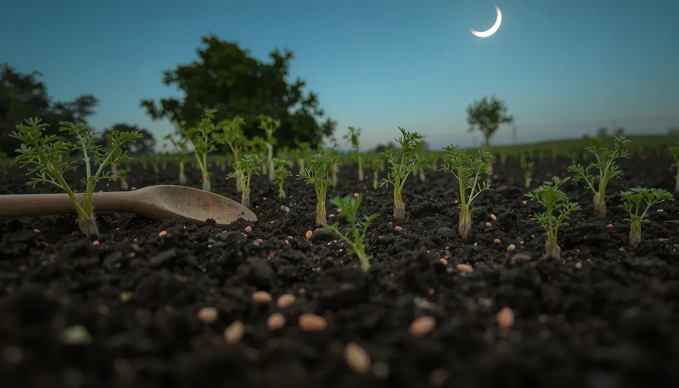 semer des carottes avec la lune