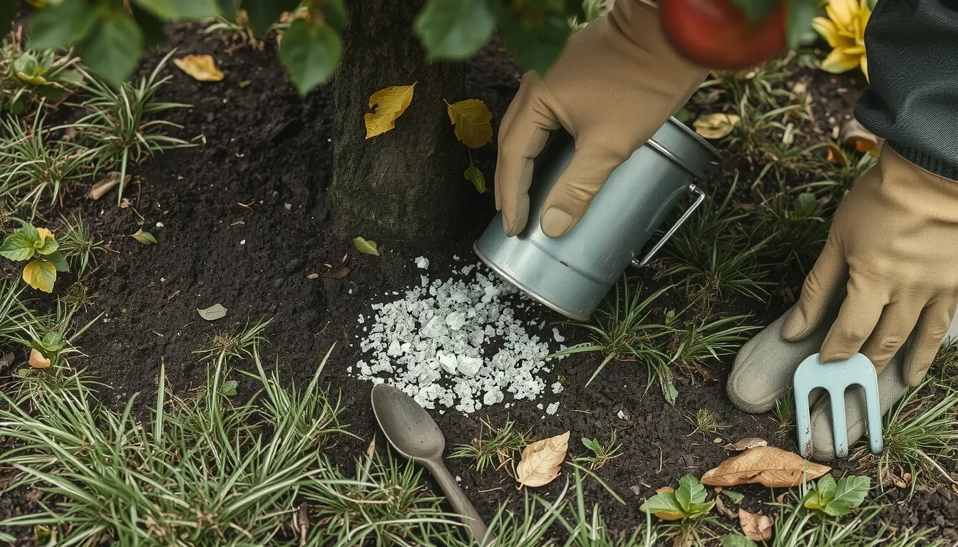 peut-on mettre de la cendre au pied des arbres fruitiers