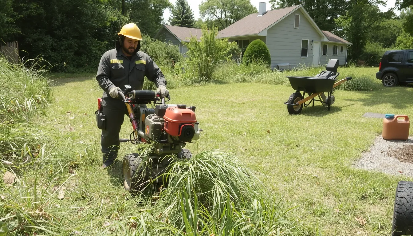 combien de temps pour débroussailler 1000m2
