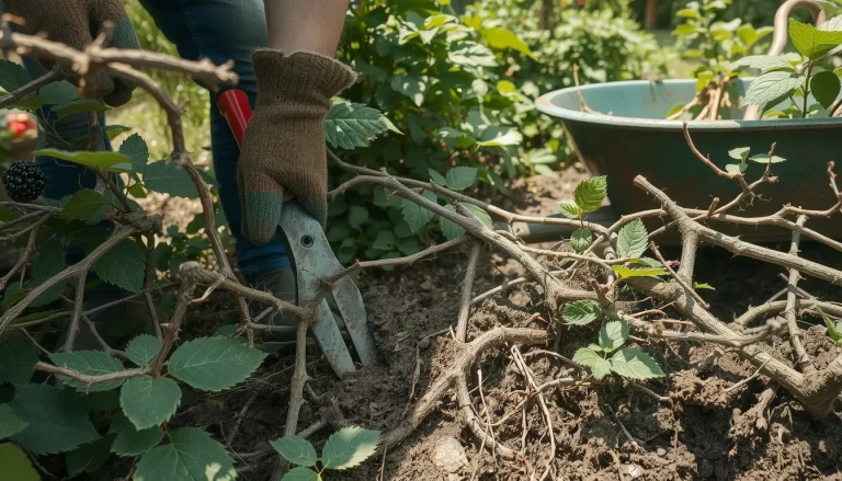 Se débarrasser des ronces : méthodes naturelles et destruction durable des racines