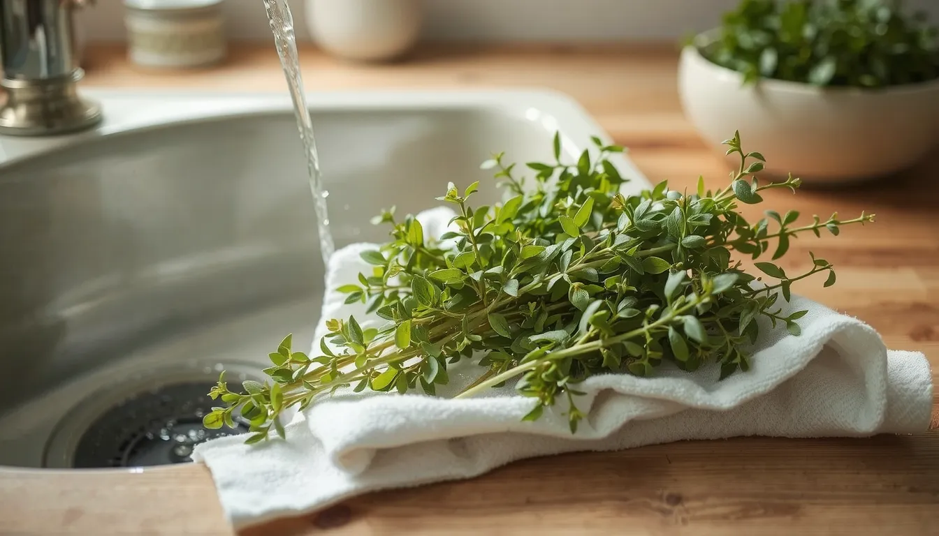 faut il laver la verveine avant de la faire sécher