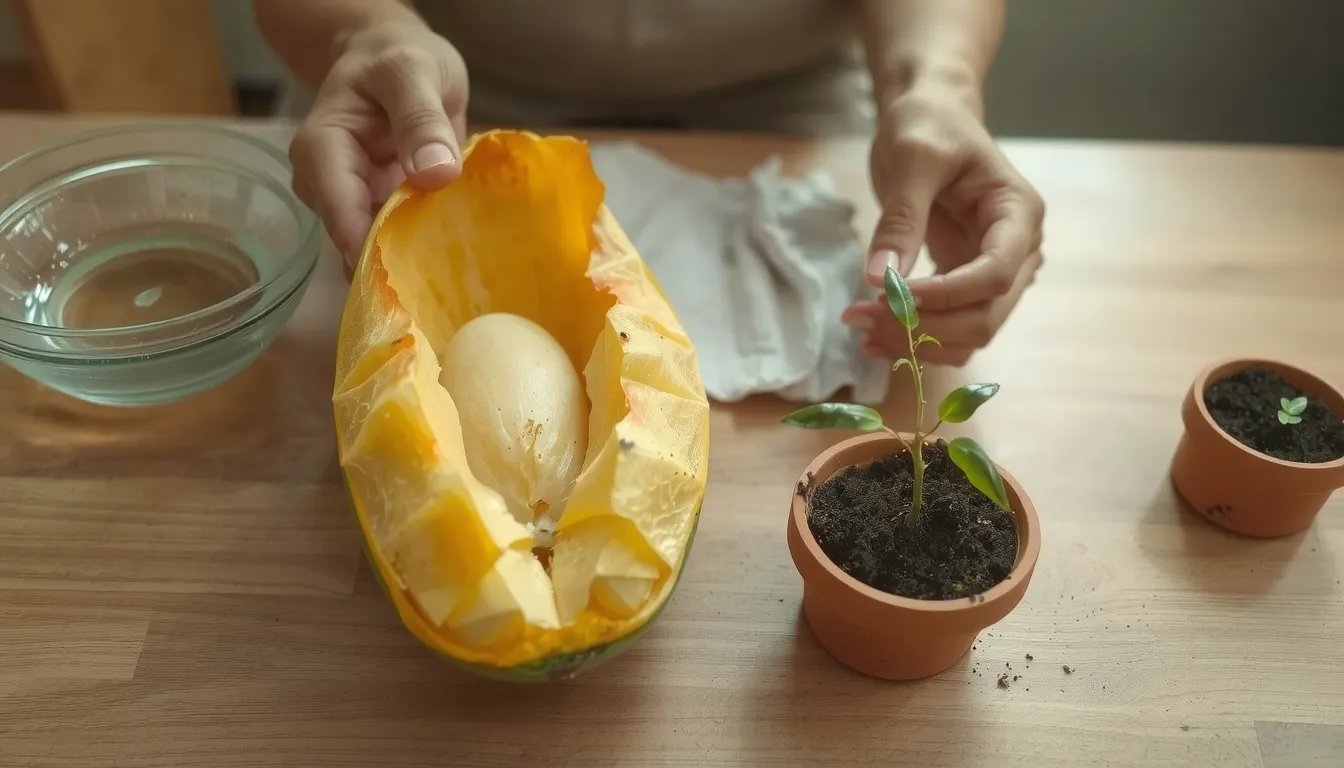 planter un noyau de mangue